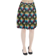 Pattern Pastels Background Pleated Skirt by HermanTelo