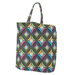 Pattern Pastels Background Giant Grocery Tote