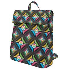 Pattern Pastels Background Flap Top Backpack