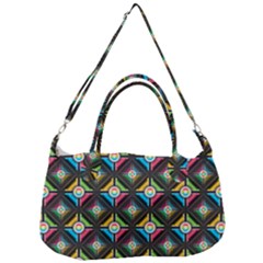 Pattern Pastels Background Removal Strap Handbag