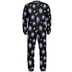 Seamless Pattern Background Circle Onepiece Jumpsuit (men) 