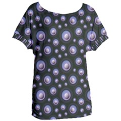 Seamless Pattern Background Circle Women s Oversized Tee