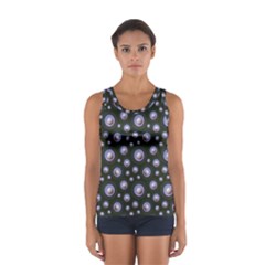 Seamless Pattern Background Circle Sport Tank Top 