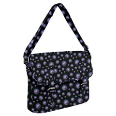 Seamless Pattern Background Circle Buckle Messenger Bag