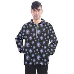 Seamless Pattern Background Circle Men s Half Zip Pullover