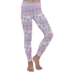 Seamless Pattern Background Kids  Lightweight Velour Classic Yoga Leggings