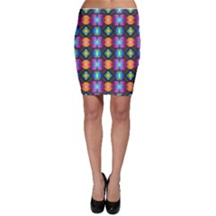 Squares Spheres Backgrounds Texture Bodycon Skirt