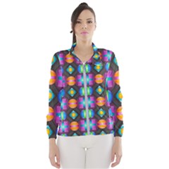 Squares Spheres Backgrounds Texture Women s Windbreaker