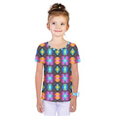 Squares Spheres Backgrounds Texture Kids  One Piece Tee