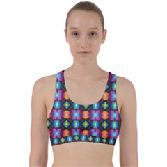 Squares Spheres Backgrounds Texture Back Weave Sports Bra