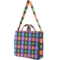 Squares Spheres Backgrounds Texture Square Shoulder Tote Bag by HermanTelo