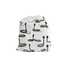 Snake Cobra Reptile Poisonous Drawstring Pouch (medium)