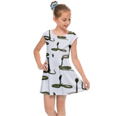 Snake Cobra Reptile Poisonous Kids  Cap Sleeve Dress