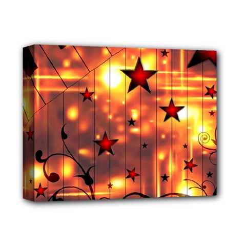 Star Radio Light Effects Magic Deluxe Canvas 14  X 11  (stretched) by HermanTelo