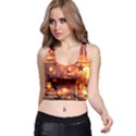 Star Radio Light Effects Magic Racer Back Crop Top View1