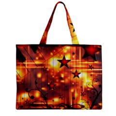 Star Radio Light Effects Magic Zipper Mini Tote Bag