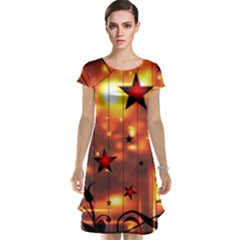 Star Radio Light Effects Magic Cap Sleeve Nightdress by HermanTelo