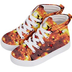 Star Radio Light Effects Magic Kids  Hi-top Skate Sneakers by HermanTelo