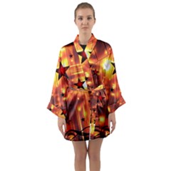 Star Radio Light Effects Magic Long Sleeve Kimono Robe