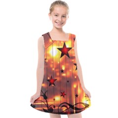 Star Radio Light Effects Magic Kids  Cross Back Dress by HermanTelo