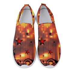 Star Radio Light Effects Magic Women s Slip On Sneakers by HermanTelo