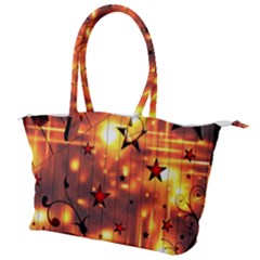 Star Radio Light Effects Magic Canvas Shoulder Bag by HermanTelo