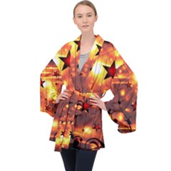 Star Radio Light Effects Magic Velvet Kimono Robe by HermanTelo