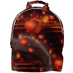 Valentine Day Love Heart Mini Full Print Backpack by HermanTelo