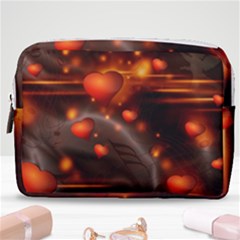 Valentine Day Love Heart Make Up Pouch (medium)