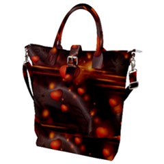 Valentine Day Love Heart Buckle Top Tote Bag