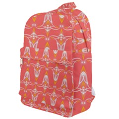 Seamless Pattern Background Red Classic Backpack