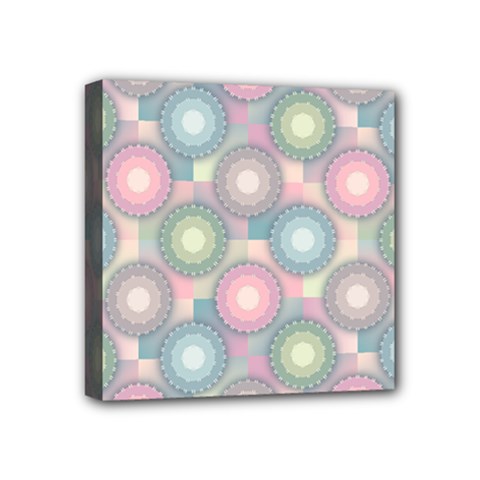 Seamless Pattern Pastels Background Mini Canvas 4  X 4  (stretched)