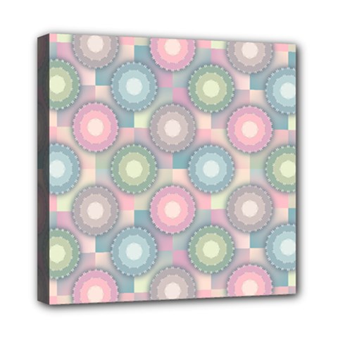 Seamless Pattern Pastels Background Mini Canvas 8  X 8  (stretched)