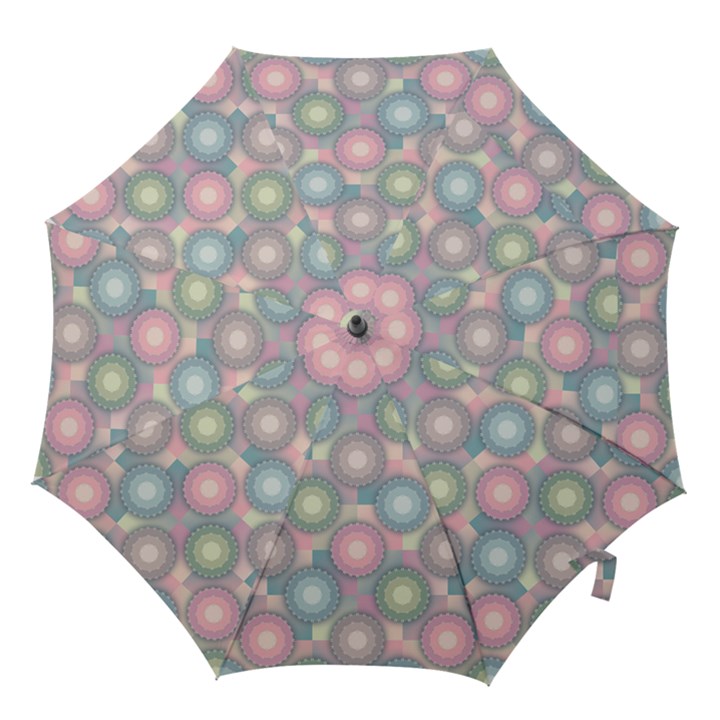 Seamless Pattern Pastels Background Hook Handle Umbrellas (Small)