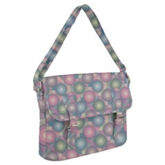 Seamless Pattern Pastels Background Buckle Messenger Bag