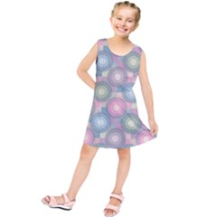 Seamless Pattern Pastels Background Kids  Tunic Dress