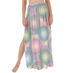 Seamless Pattern Pastels Background Maxi Chiffon Tie-up Sarong