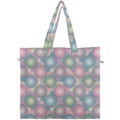 Seamless Pattern Pastels Background Canvas Travel Bag