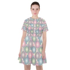 Seamless Pattern Pastels Background Sailor Dress