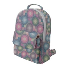 Seamless Pattern Pastels Background Flap Pocket Backpack (large)