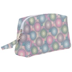 Seamless Pattern Pastels Background Wristlet Pouch Bag (large)