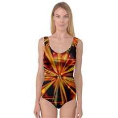 Zoom Effect Explosion Fire Sparks Princess Tank Leotard 