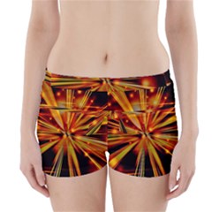 Zoom Effect Explosion Fire Sparks Boyleg Bikini Wrap Bottoms by HermanTelo