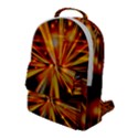 Zoom Effect Explosion Fire Sparks Flap Pocket Backpack (Large) View1