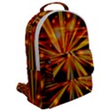 Zoom Effect Explosion Fire Sparks Flap Pocket Backpack (Large) View2