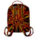 Zoom Effect Explosion Fire Sparks Flap Pocket Backpack (Large) View3