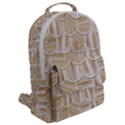 Texture Background Brown Beige Flap Pocket Backpack (Large) View2