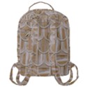 Texture Background Brown Beige Flap Pocket Backpack (Large) View3