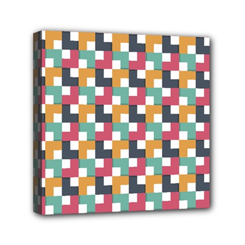 Abstract Geometric Mini Canvas 6  X 6  (stretched)