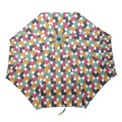 Abstract Geometric Folding Umbrellas